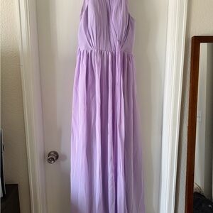 Elegant Lavender Maxi Dress
